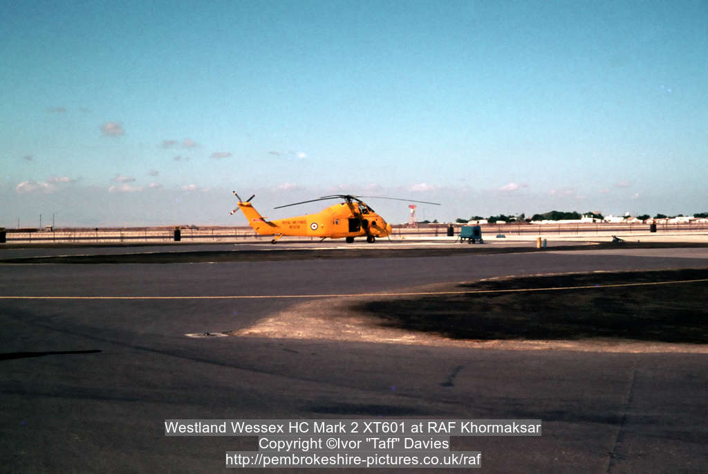 Westland Wessex HC Mark 2 XT601 at RAF Khormaksar