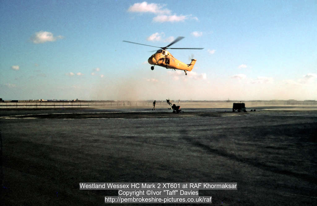 Westland Wessex HC Mark 2 XT601 at RAF Khormaksar