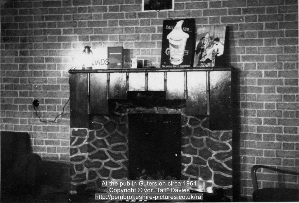 At the pub in G&uuml;tersloh circa 1961