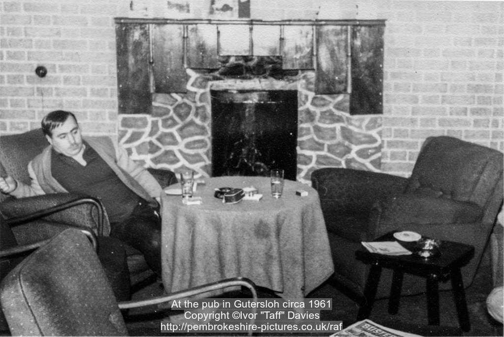 At the pub in G&uuml;tersloh circa 1961