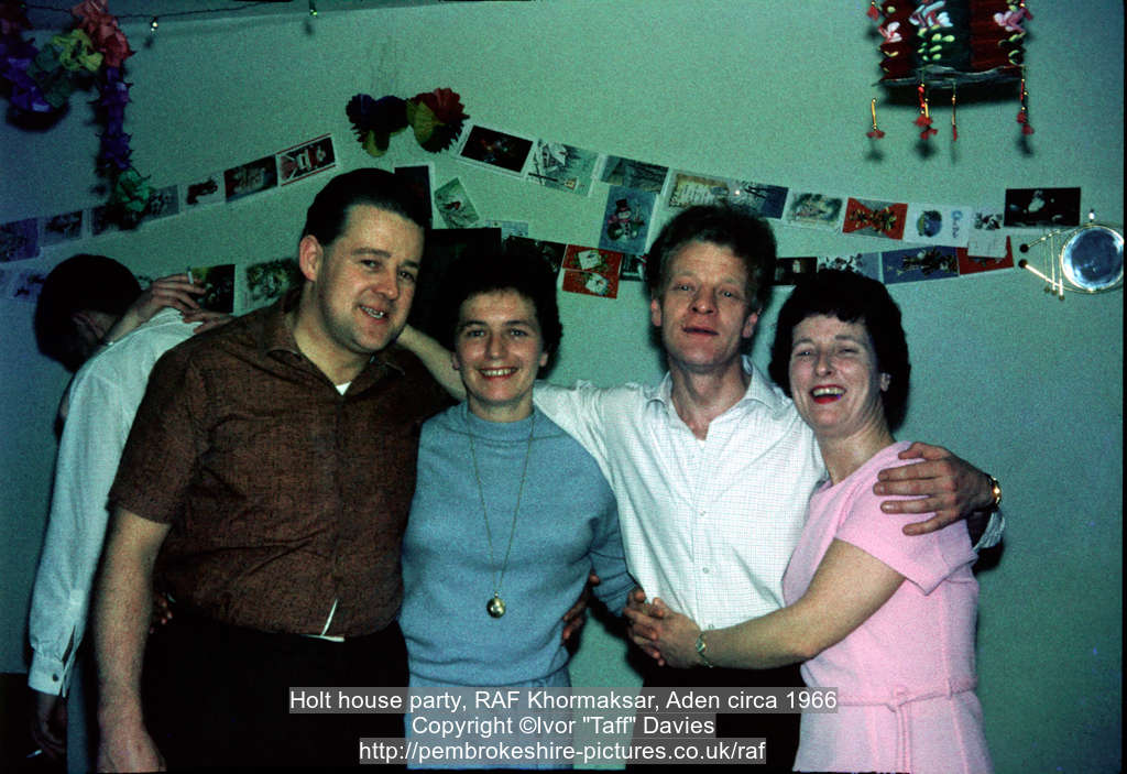 Holt house party, RAF Khormaksar, Aden circa 1966