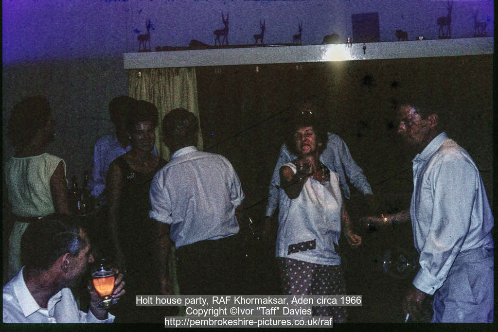 Holt house party, RAF Khormaksar, Aden circa 1966