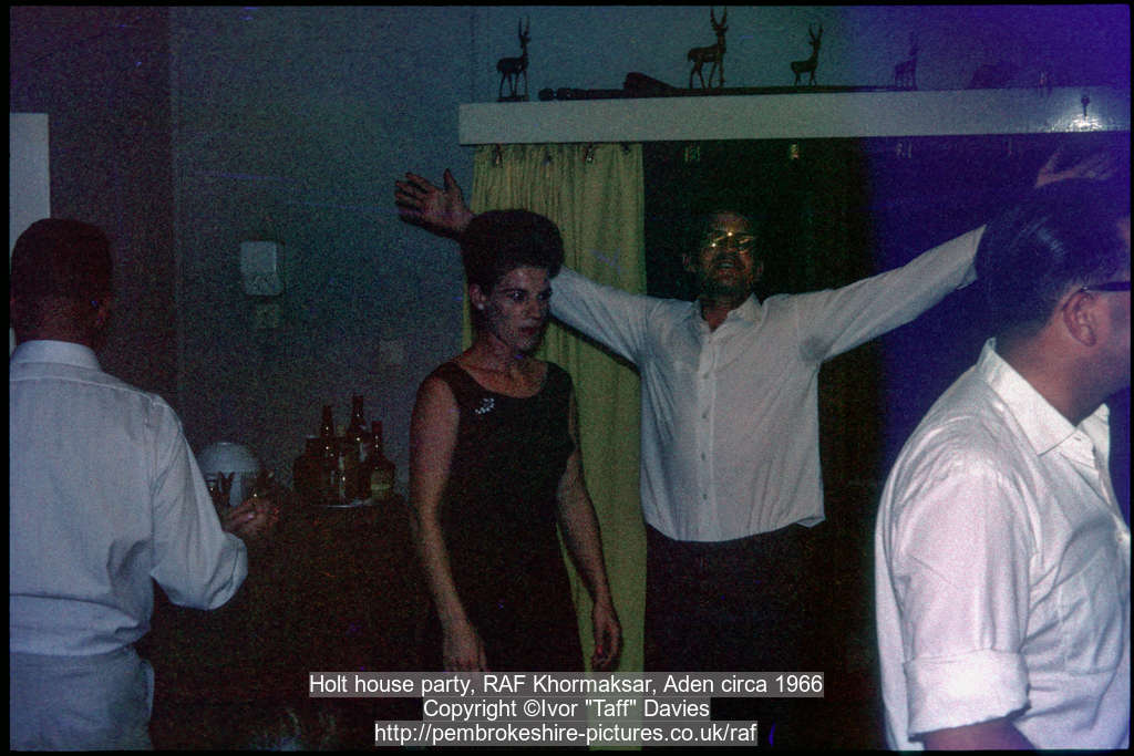 Holt house party, RAF Khormaksar, Aden circa 1966