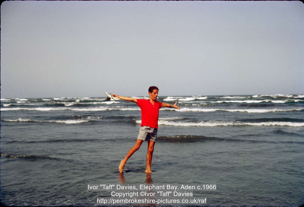 Ivor "Taff" Davies, Elephant Bay, Aden c.1966