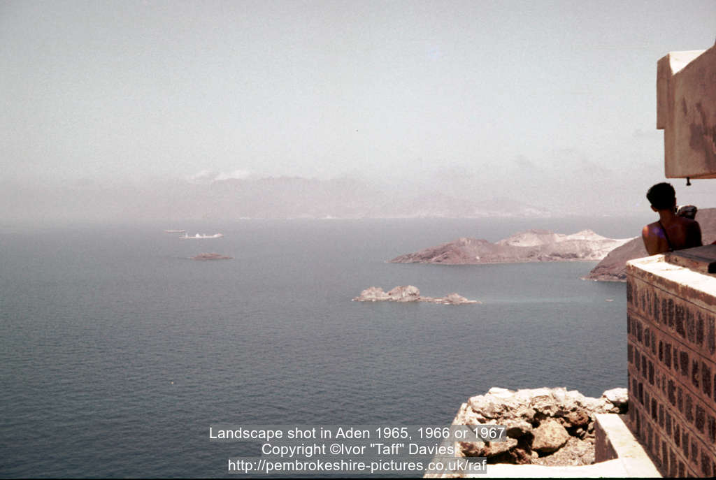 Landscape shot in Aden 1965, 1966 or 1967
