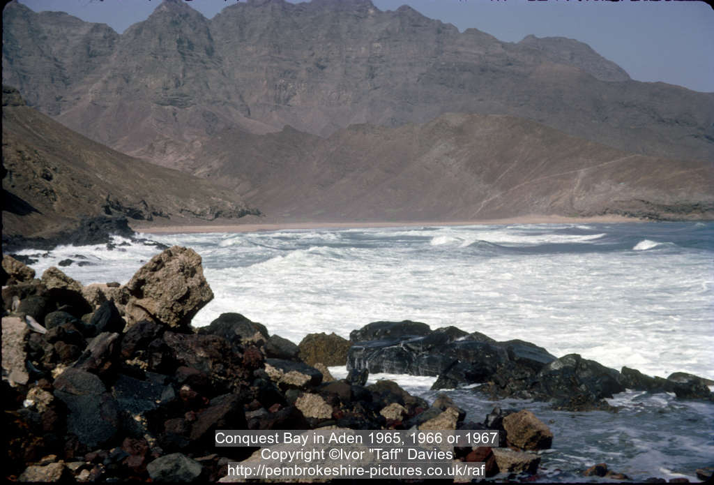 Conquest Bay in Aden 1965, 1966 or 1967