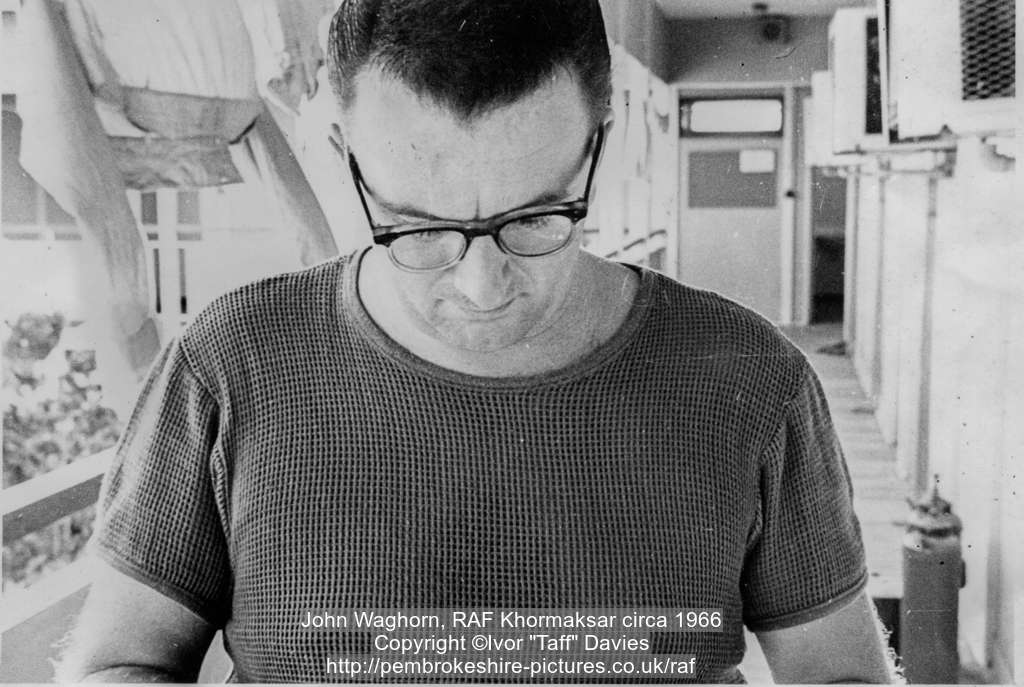 John Waghorn, RAF Khormaksar circa 1966