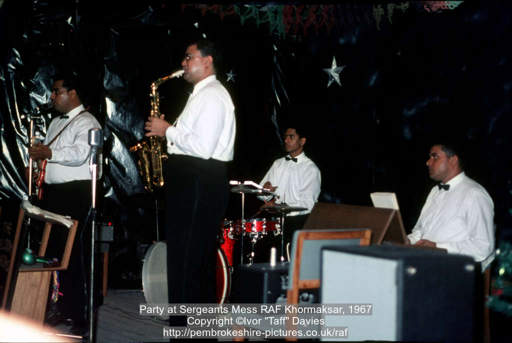 Party at Sergeants Mess RAF Khormaksar, 1967