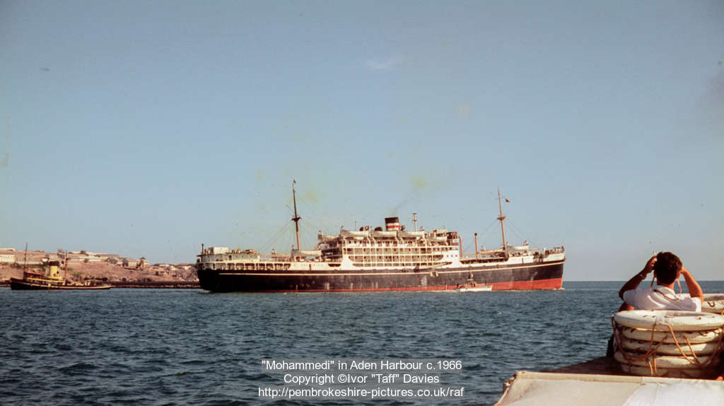 "Mohammedi" in Aden Harbour c.1966