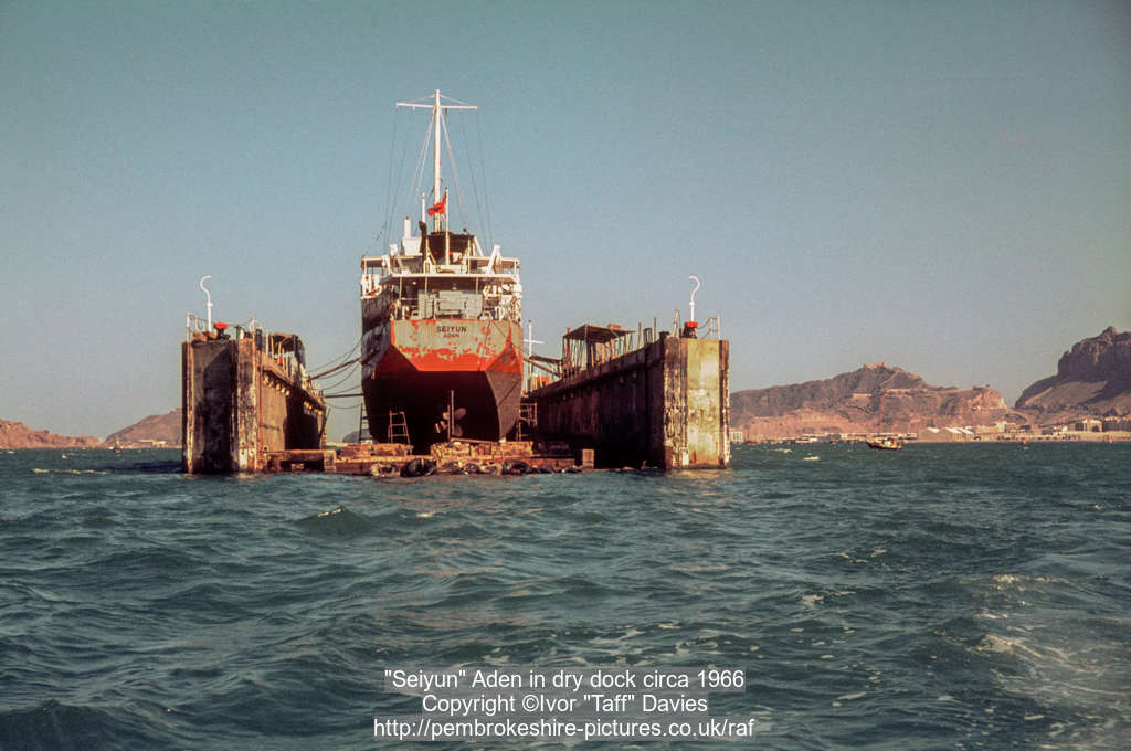 "Seiyun" Aden in dry dock circa 1966