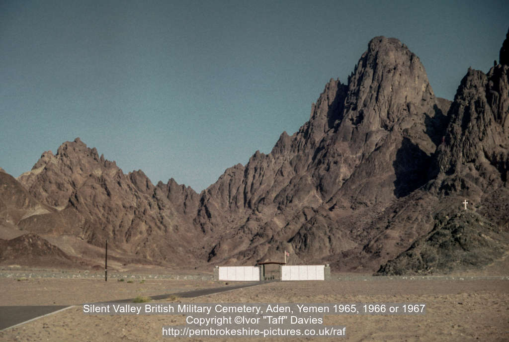 Silent Valley British Military Cemetery, Aden, Yemen 1965, 1966 or 1967