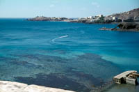 To the right is Elephant Bay, with Elephants Trunk (the sea bridge) with Fort Tarshyne towards the upper left.