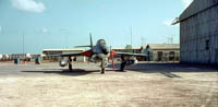 Hawker Hunter FGA9 (Fighter Ground Attack) at RAF Khormaksar, Aden C. 1966