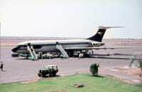 Vickers VC-10 reg. G-ARVH at RAF Khartoum c. 1966