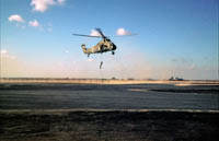 Westland Wessex HC Mark 2 XS674 of 78 squadron at RAF Khormaksar, Aden 1967 on training exercise.  As of 2010 XS674 was located at Biggin Hill Airport near London.