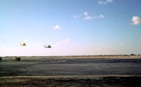 Westland Wessex HC Mark 2 XS674 & XT601 at RAF Khormaksar, Aden 1967  On training exercise.