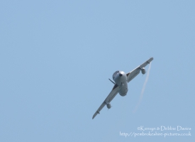 Hawker Hunter T.7 XL573 at Wales National Airshow 2015