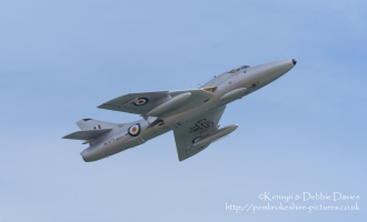 Hawker Hunter T.7 XL573 at Wales National Airshow 2015
