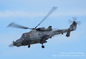 Westland Lynx ZZ380 at Wales National Air Show 2015