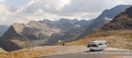 Col de l'iseran is the highest paved mountain pass in the Alps.
