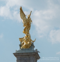 The Victoria Memorial outside Buckingham Palace