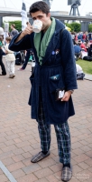 Arthur Dent in search of the perfect cup of tea at London Comic Con 2016