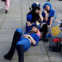 Cosplayers at London Comic Con 2016
