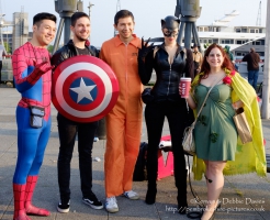 Cosplayers at London Comic Con 2016