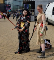 Cosplayers at London Comic Con 2016