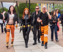 Cosplayers at London Comic Con, London, May 2015