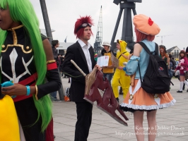 Cosplayers at London Comic Con 2015