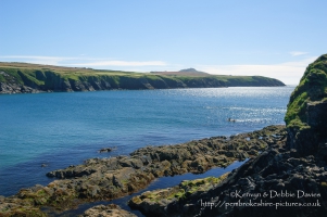 Abereiddy (Abereiddi in Welsh) is a small Hamlet in North Pembrokeshire that contains the ruins of a small slate quarry. The Pembrokeshire Coast Path runs through it.