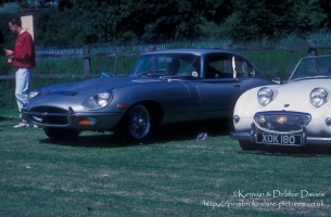 Jaguar E-Type at Classic Car Show Haverfordwest 1993