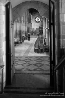 Looking down into St Davids Cathedral Nave