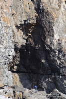 Sea Cliff Climbing at St. Govan's Head, Castlemartin, Pembrokeshire